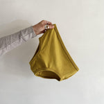 adult organic cotton undies in chartreuse