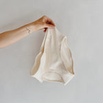 adult organic cotton undies in natural