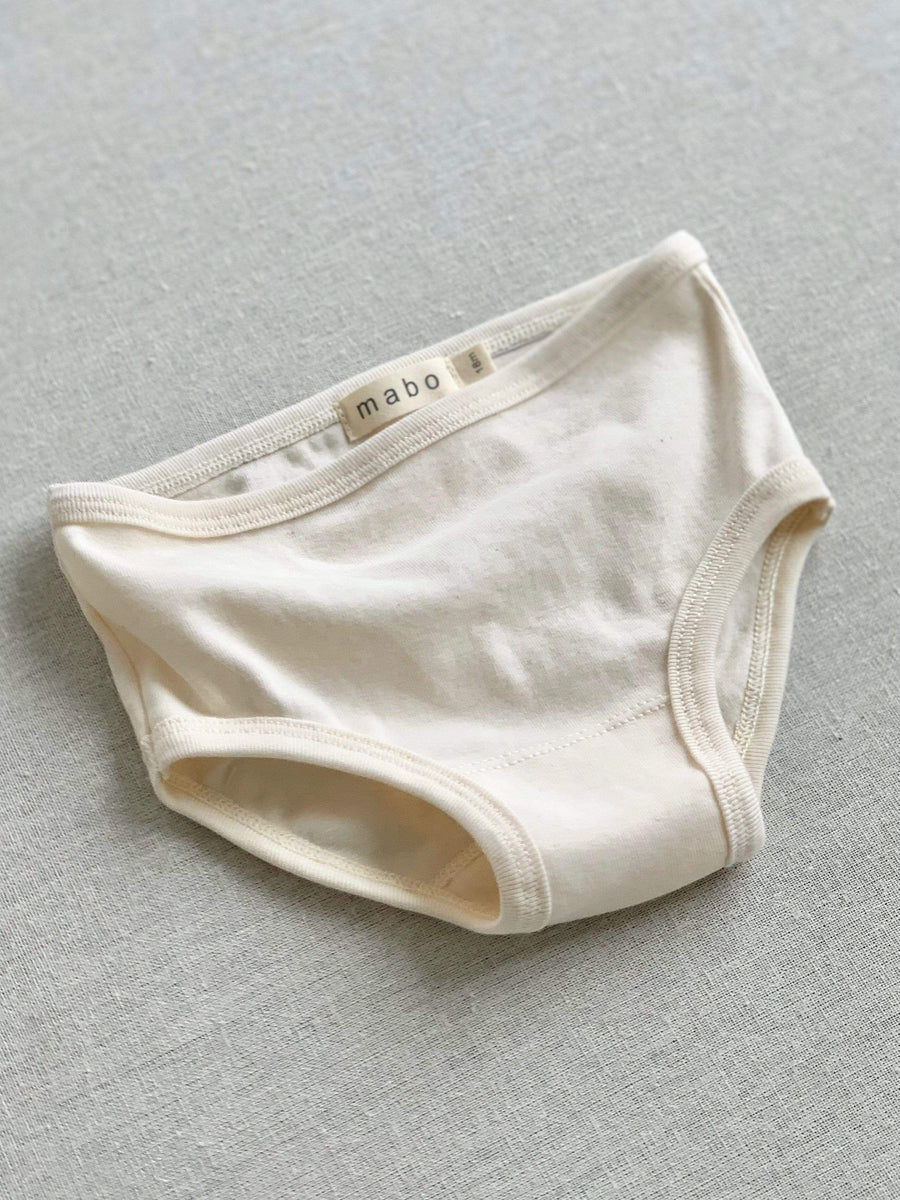 adult organic cotton undies in natural – mabo