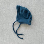 organic cotton bonnet - azure