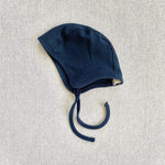 organic cotton bonnet - ink
