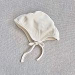 organic cotton bonnet - natural
