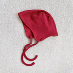 organic cotton bonnet - scarlet