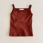 organic cotton camisole - chestnut