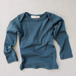 organic cotton lap tee - azure
