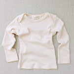 organic cotton lap tee - blush