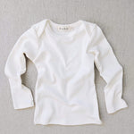 organic cotton lap tee - bright white