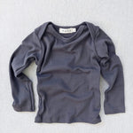 organic cotton lap tee - graphite