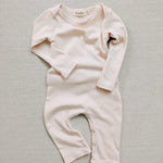 organic cotton long john - blush