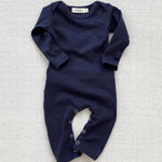 organic cotton long john - midnight