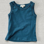 organic cotton tank top - azure