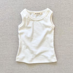 organic cotton tank top - bright white