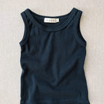 organic cotton tank top - ink