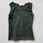 organic cotton tank top - pine