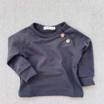 organic french terry sweatshirt - graphite