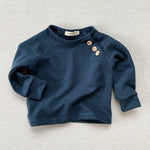 organic french terry sweatshirt - ink