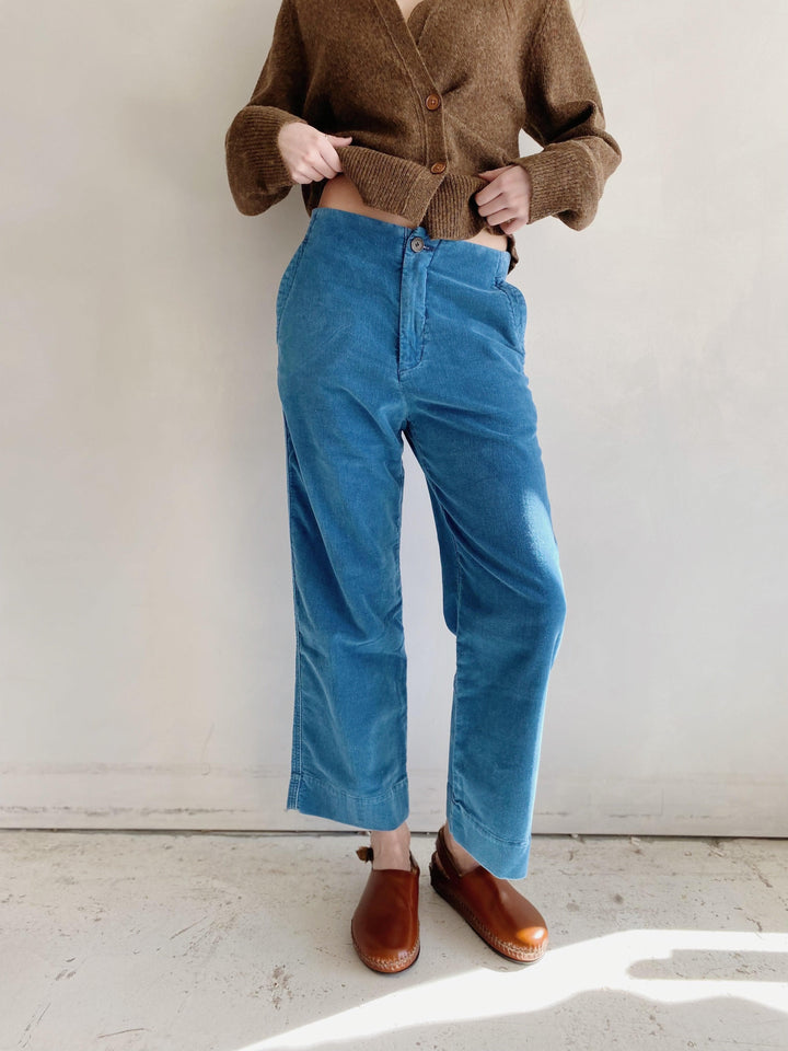 dexter pant in indigo corduroy – mabo