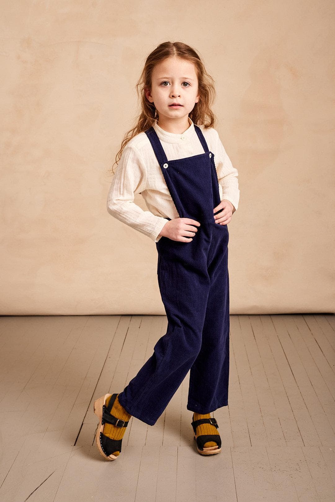 frankie overalls in navy corduroy – mabo