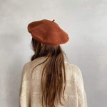 adult beret in spice