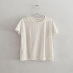 adult organic cotton tee in natural