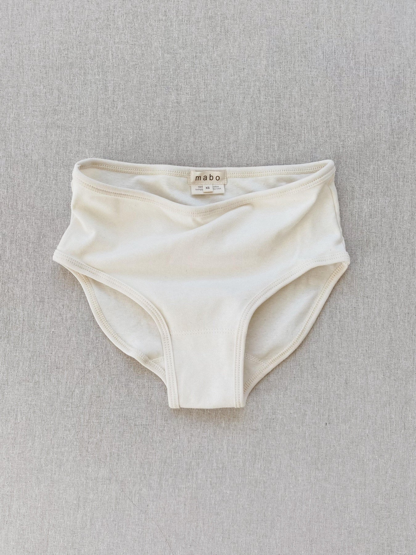 adult organic cotton undies in natural – mabo