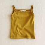 organic cotton camisole - chartreuse
