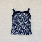 organic cotton camisole made with liberty of london summer blooms