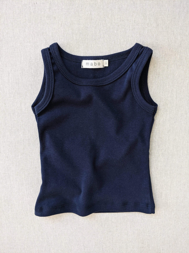 organic cotton tank top - midnight – mabo